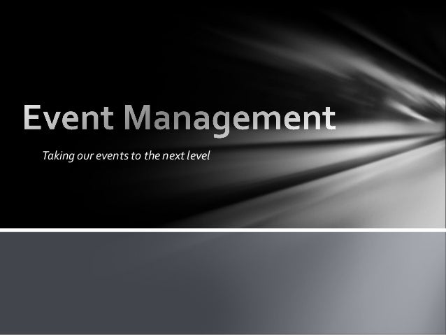 event management ppt